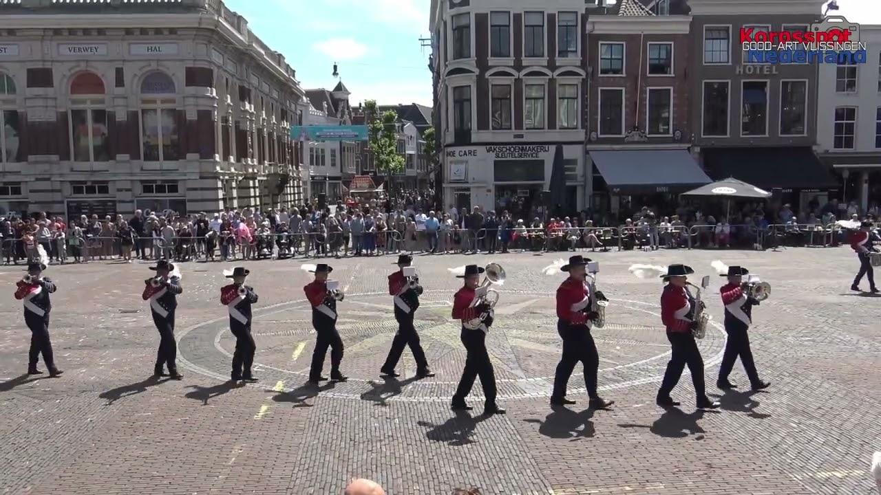 Damiate Band tijdens Mars der Muzikanten 2022