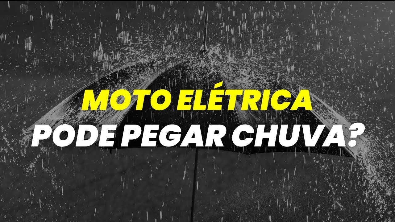 MOTO ELÉTRICA PODE PEGAR CHUVA?