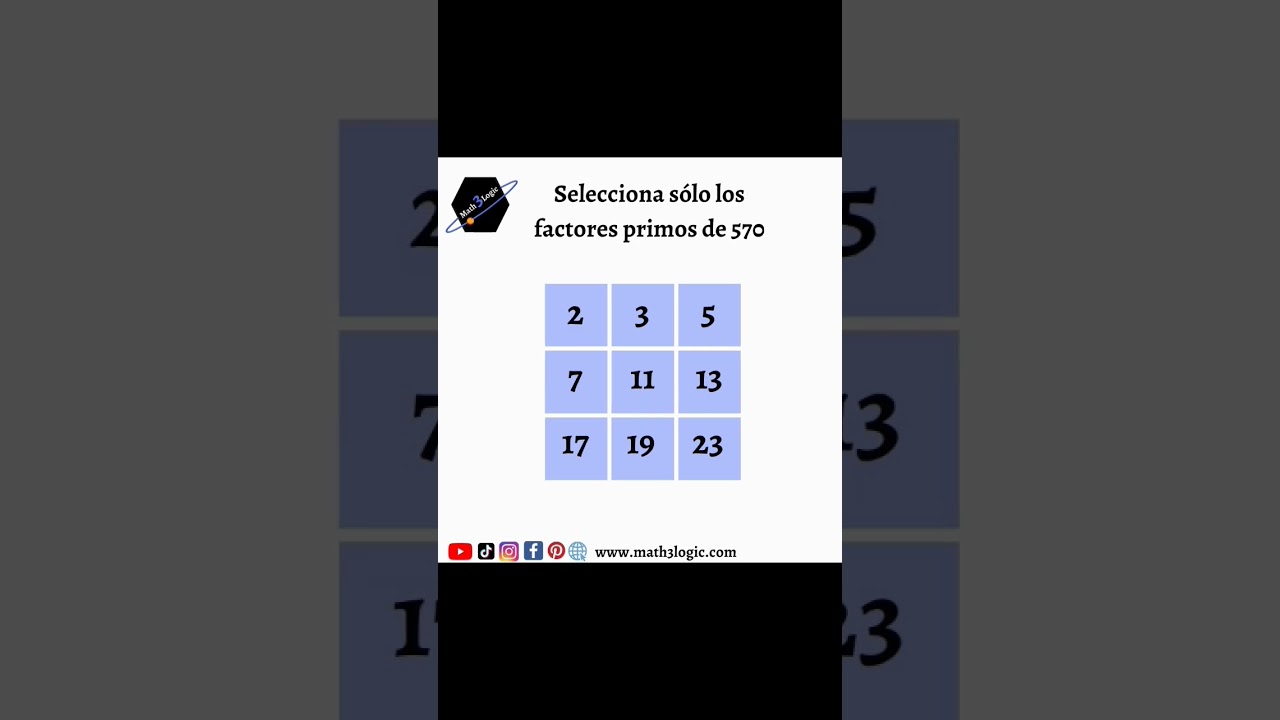 🧠Factores primos (Nivel 2)