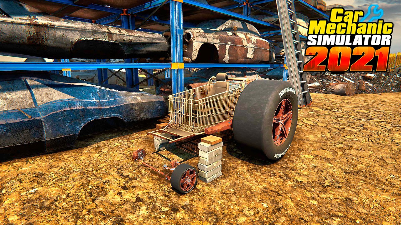 Is this 2000 horsepower SHOPPING CART found in а JUNKYARD for real?
