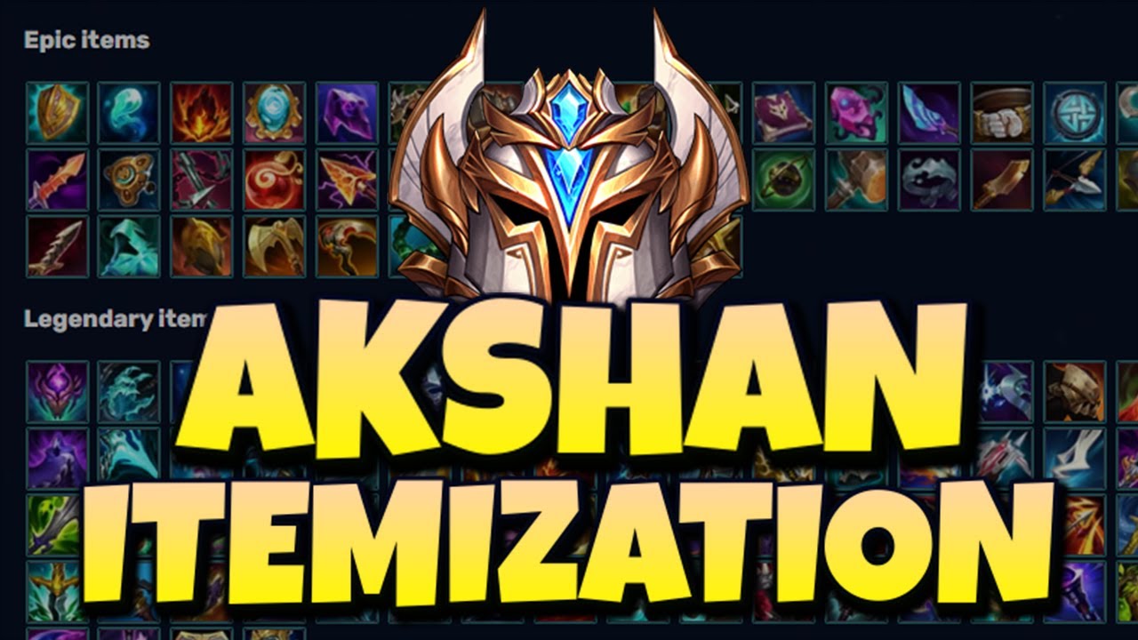 IN-DEPTH AKSHAN ITEMIZATION GUIDE | Season 12 League of Legends