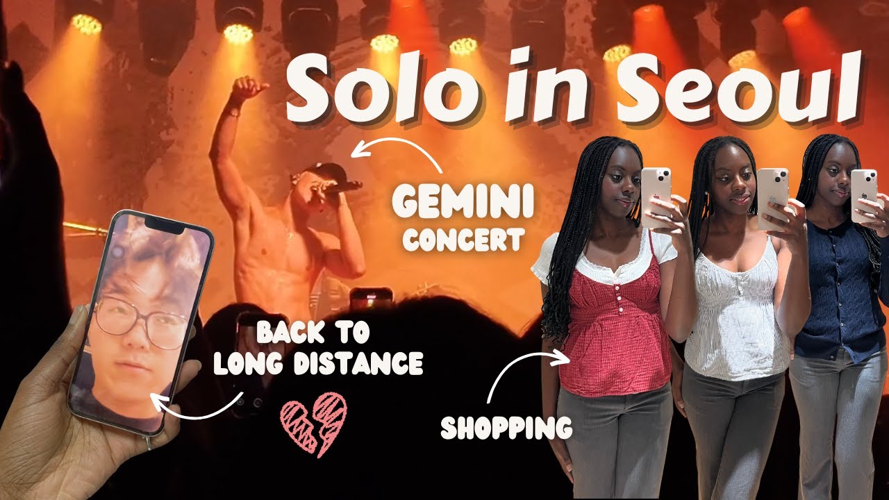 Solo Vlog in Seoul │ Back to long distance, Gemini Concert, Shopping in Seongsu, Korean Class