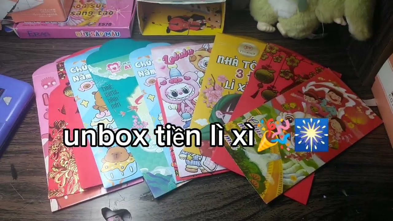 unbox lì xì cùng tớ😋😘