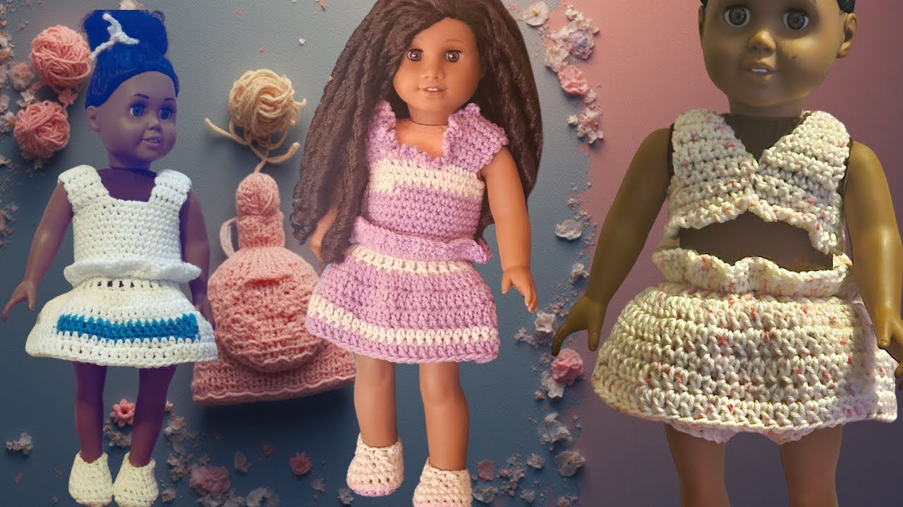 How to Crochet an Easy Doll Skirt to Fit 18 inch Dolls