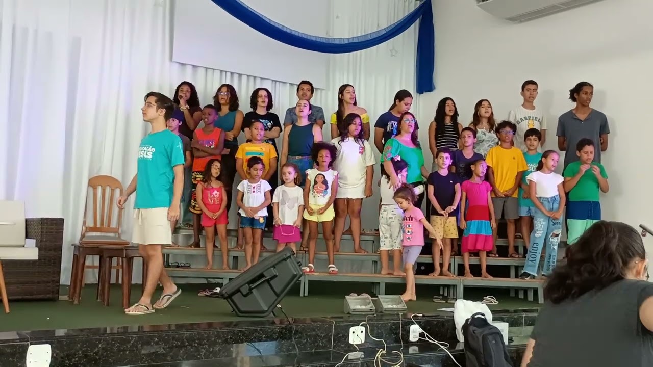 Bastidores da cantata de natal 2026