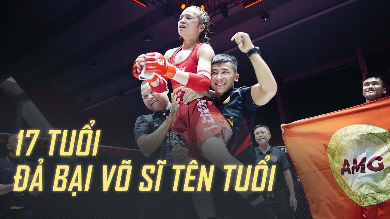 Nữ võ sĩ Hiền Lương mới chỉ 17 tuổi lần đầu thi đấu MMA và cái kết quá bất ngờ