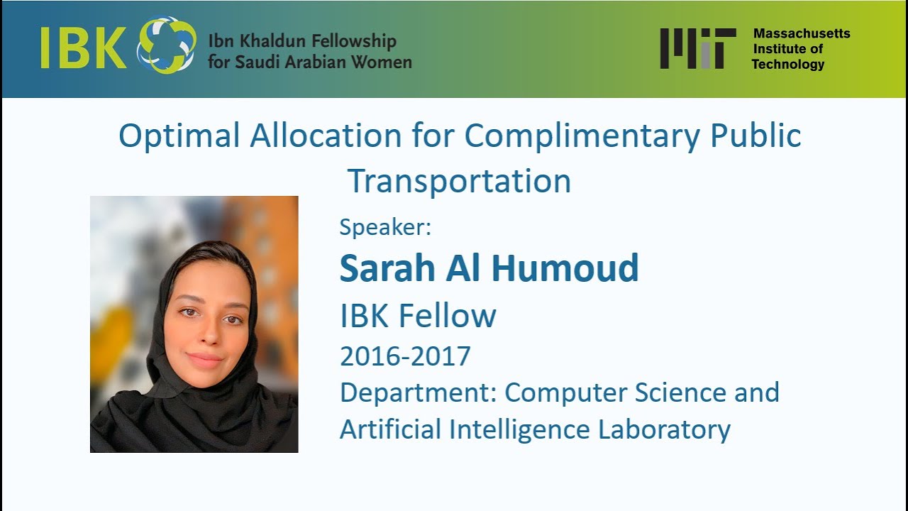 Sarah Al Humoud - Optimal Allocation for Complimentary Public Transportation