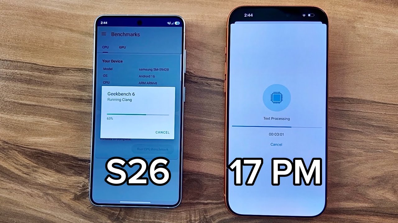 Geekbench 6 Test - Samsung Galaxy S26 vs iPhone 17 Pro Max