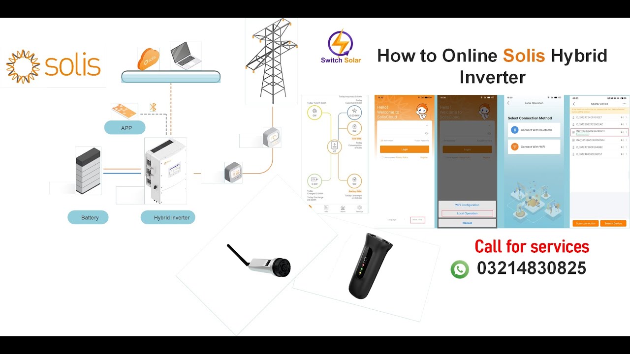 solis inverter wifi setting part