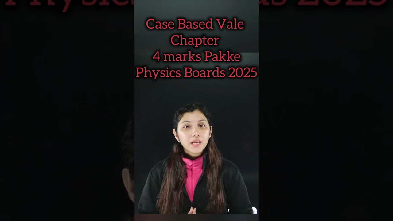✅ Important chapters for Case Study-Based Questions for Class 12 Board #ncertneetadda247 #physics