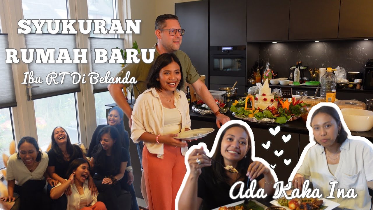 SYUKURAN RUMAH BARU @IbuLitariadiBelanda  💖 ADA @KeluargaBahagiaDiJerman  & @MoniqBelanda  🥰