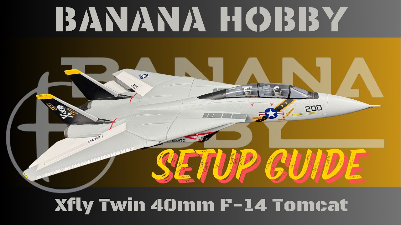 Xfly Twin 40mm F-14 Tomcat Elevon Setup Guide
