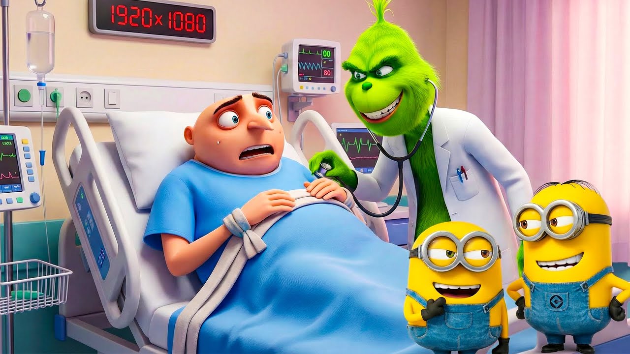 Minions Hospital Chaos : Why Is The Grinch The Doctor? 😳🩺| Minions Grinch's Animation