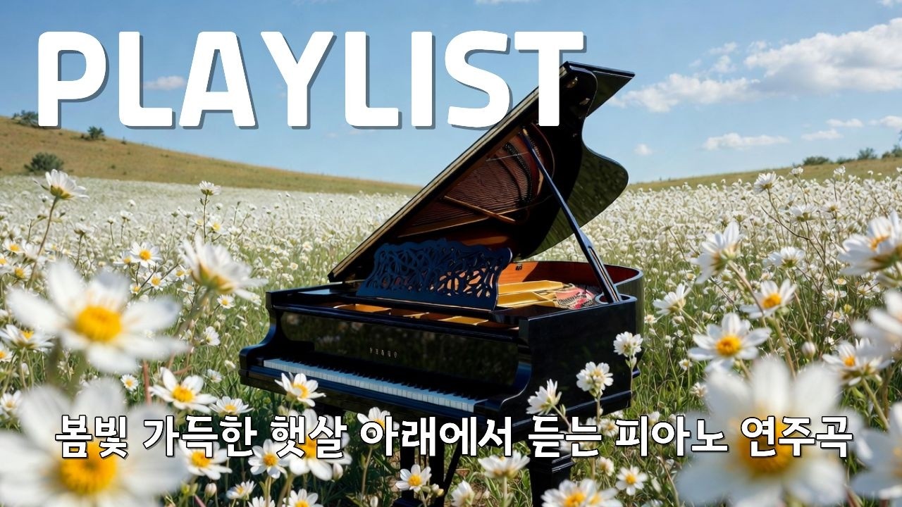 [PLAYLIST]살랑이는 봄 바람 + 감성 피아노 + 가사 없는 피아노 연주곡  #연주곡 #듣기편한음악 #플리