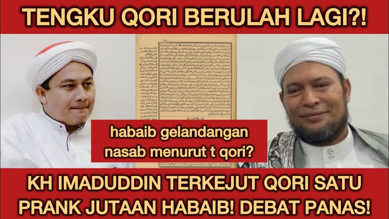 SATU TENGKU QORI PRANK JUTAAN HABAIB?! KH IMADUDDIN TERKEJUT TENGKU QORI CUMA PURA2 IKUT HABIB??
