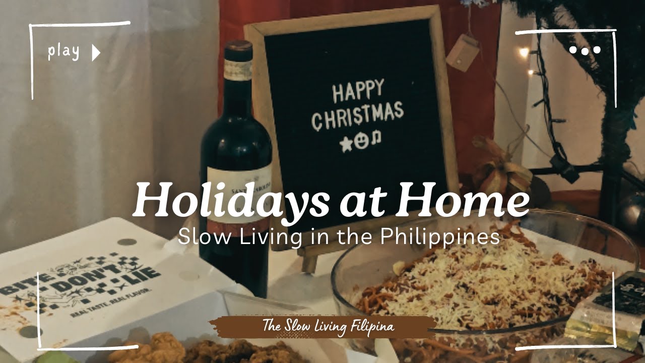 Holidays at Home in the Philippines | Cooking Spaghetti & Fireworks | Slow Living