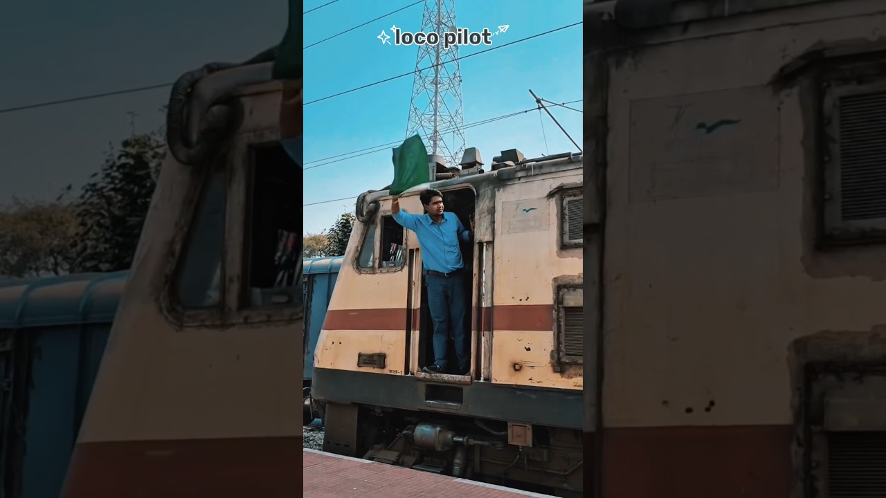 Indian railway shots video train travel video loco pilot video #explore #video #railway #like #video