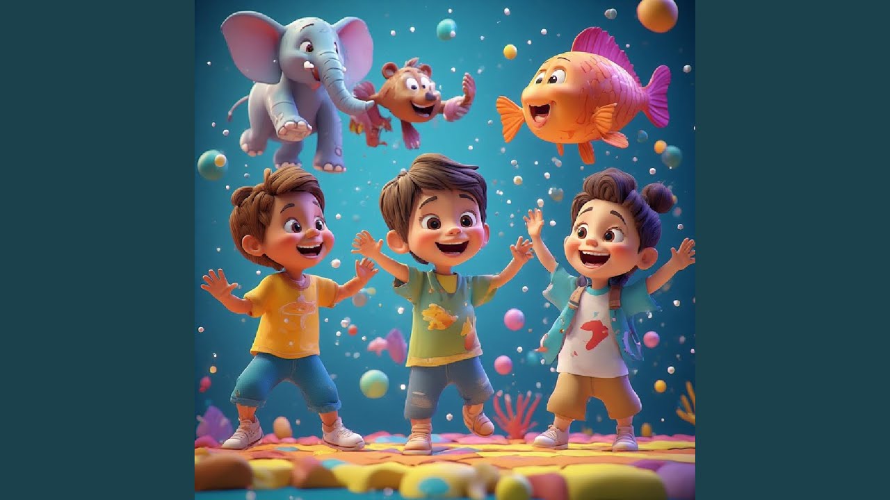 Baila Imitando Animales (canciones infantiles, musica para bailar y jugar, AMIGOS ANIMALES)
