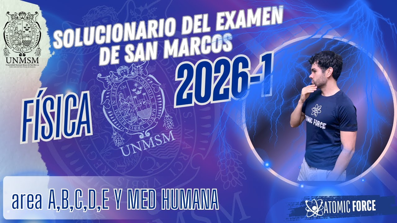 🔴SOLUCIONARIO UNMSM: TODAS LAS ÁREAS✍️