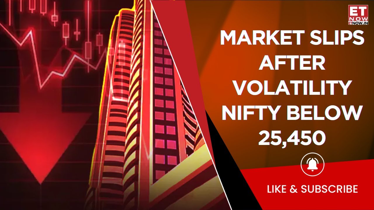 Sensex Settles 170 Pts Lower Amid Volatility, Nifty Below 25,450; SBI Life Drop 3% | Closing Bell