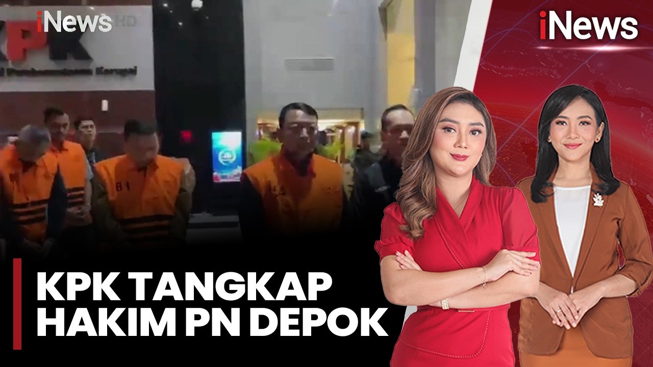 KPK Tangkap Hakim PN Depok, Tersangka Ditahan 20 Hari di Rutan KPK |iNews Sore (08/02)