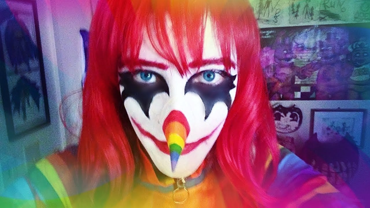 Colorful Laughing Jack Makeup Tutorial