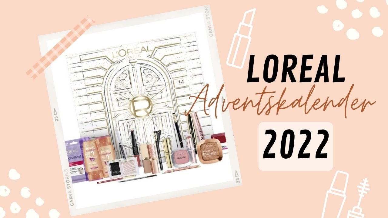 Loreal Adventskalender 2022 - FULL UNBOXING | mit Swatches und Preisen