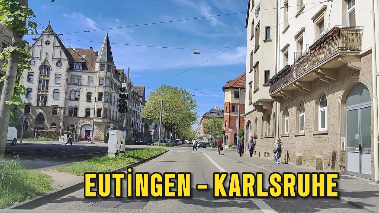 Eutingen&acute;den  - Karlsruhe&acute;ye Seyahat G&ouml;r&uuml;nt&uuml;leri