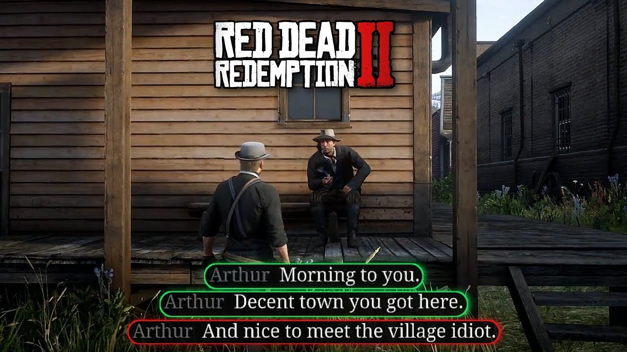 Greet / Greet / Antagonize - Arthur vs Strangers | RDR2