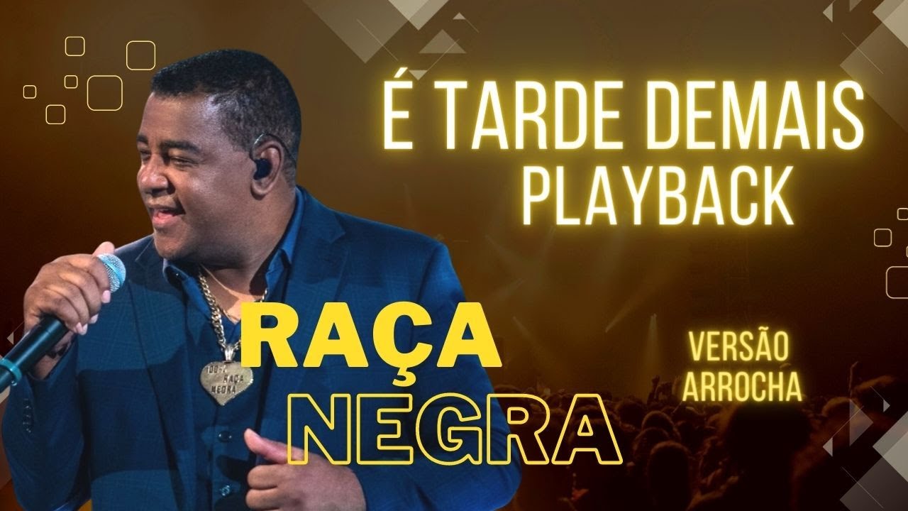 PLAYBACK || É TARDE DEMAIS || VERSÃO ARROCHA || KARAOKE