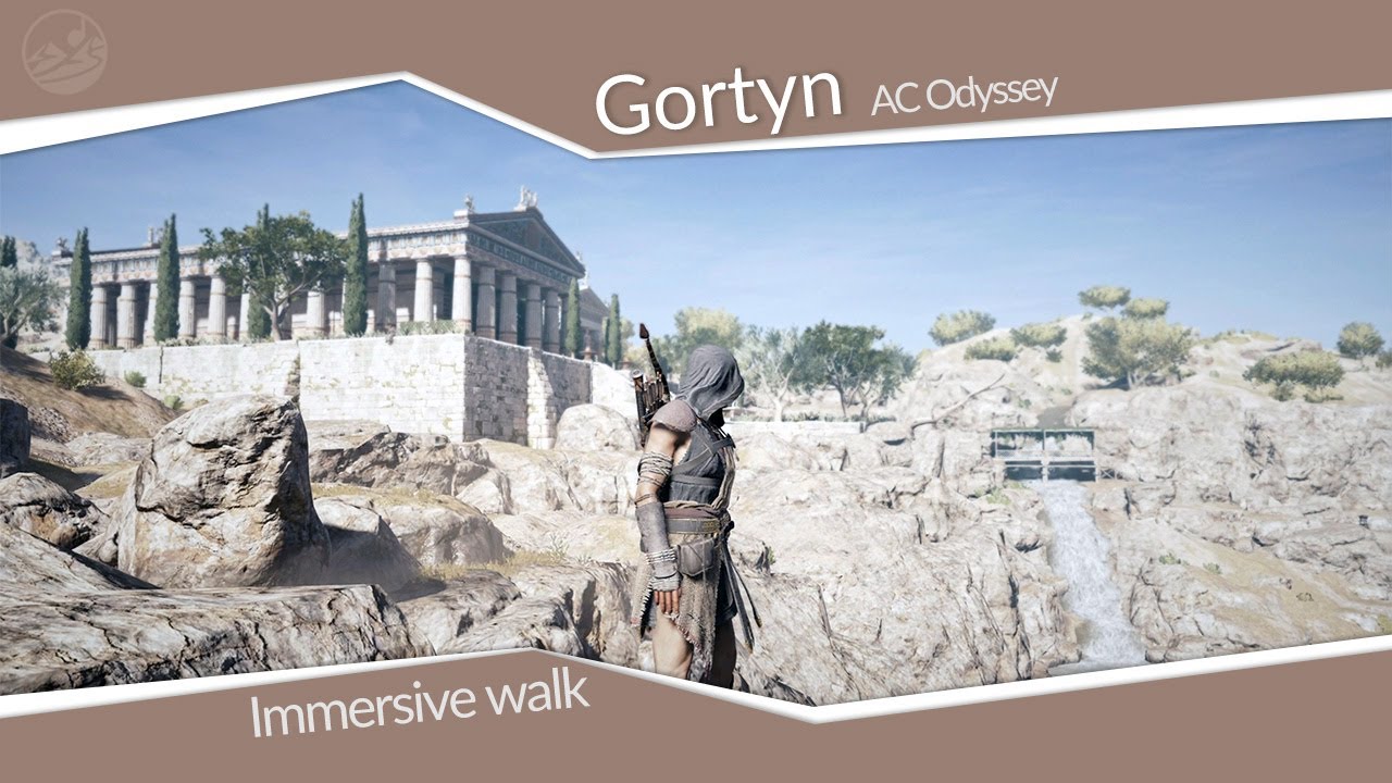 Gortyn | A Quiet Walk Through Ancient Crete (AC Odyssey Ambience)