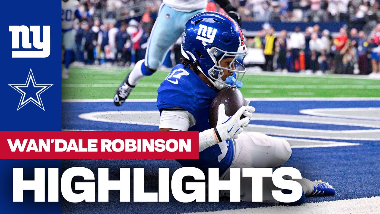 Highlights: Top plays from Wan'Dale Robinson's career-best 142-yard game in Week 2 | New York Giants