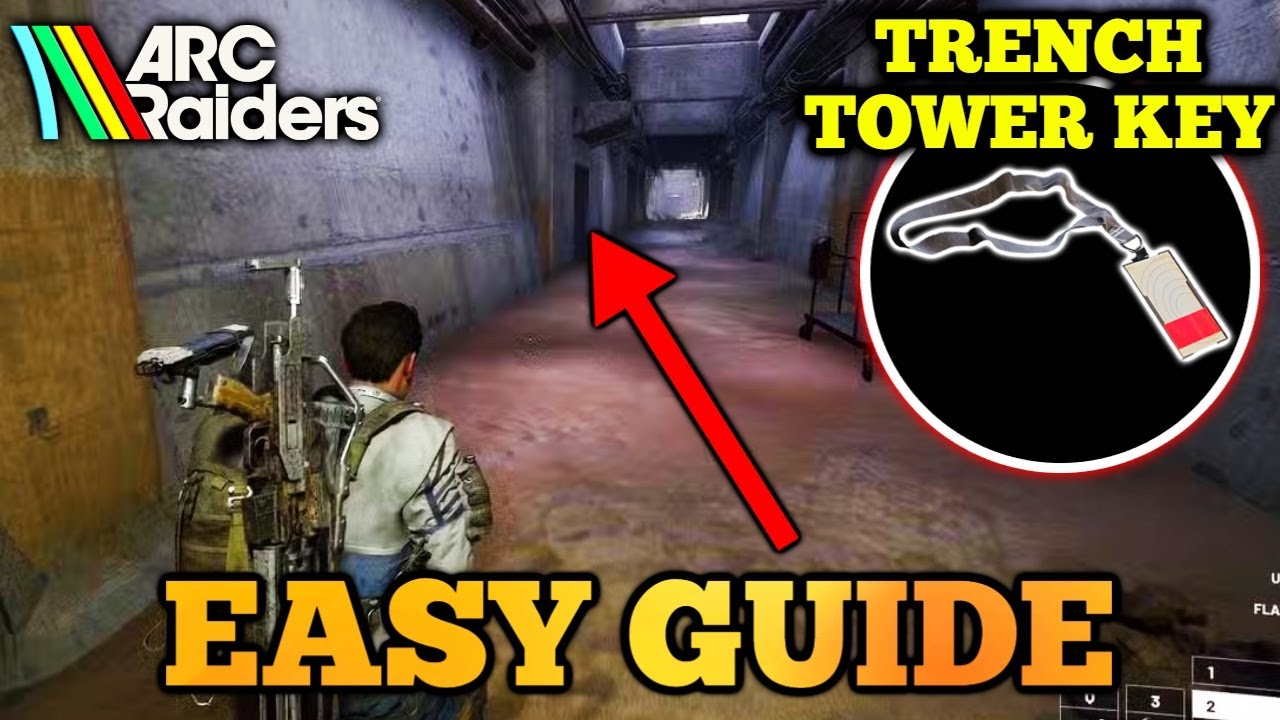 How to Find and Use the Spaceport Trench Tower Key in ARC Raiders | FULL EASY GUIDE!
