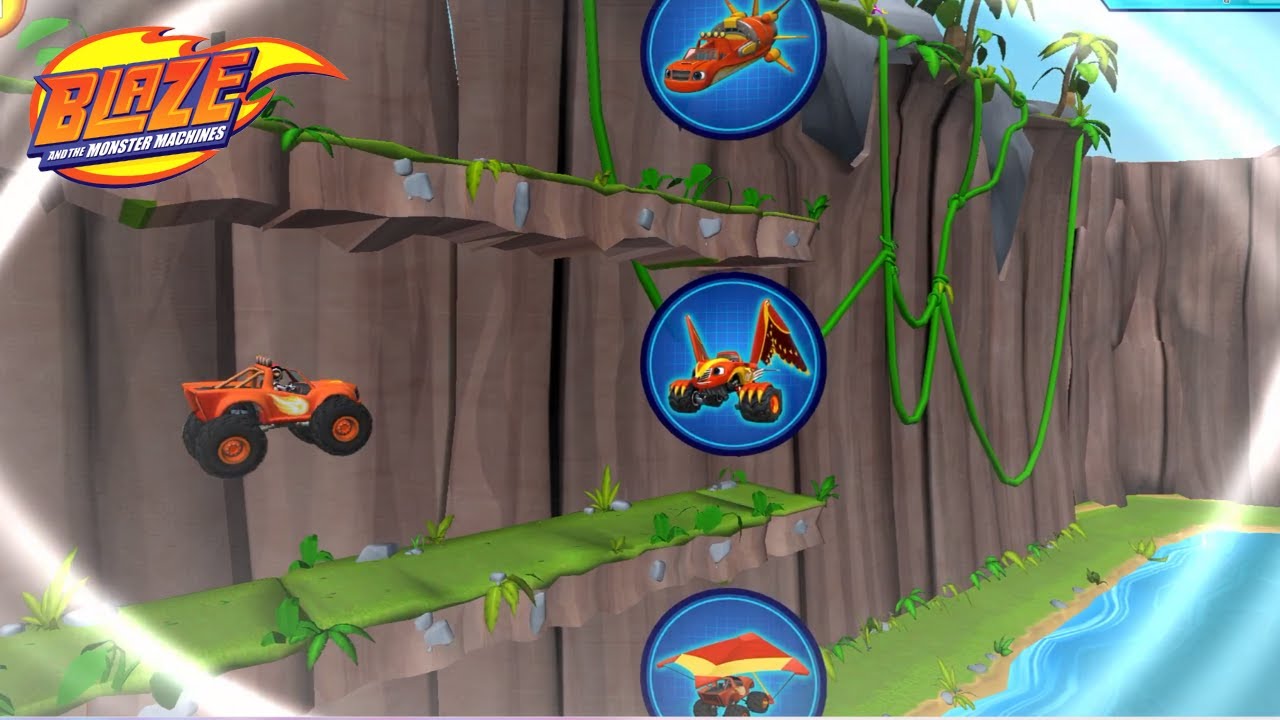 Blaze: Obstacle Course 🔥Blaze: Carrera de Obstáculos #29 ¡Ayuda a Blaze a evitar los obstáculos!