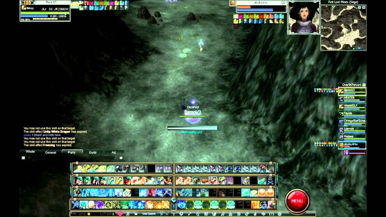 Rappelz Siege - Departed Vs Percent -LM1 13/05/11 (Part 1)