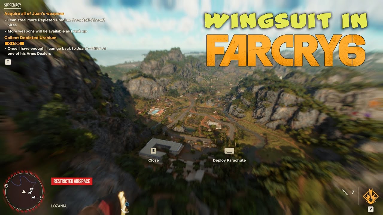 Far Cry 6: How to get a Wingsuit | Wingsuit Gameplay