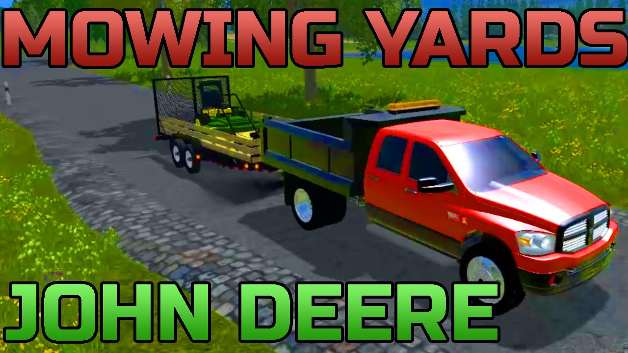 FARMING SIMULATOR 2015 | NEW SET UP | JOHN DEERE WALK BEHIND