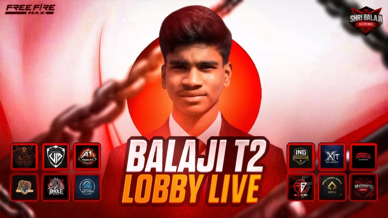 FREE FIRE GRAND FAINAL || SHRI BALAJI || FT : T2 TEAMS WITH RS BHAI #esportscommunity #totalgaming