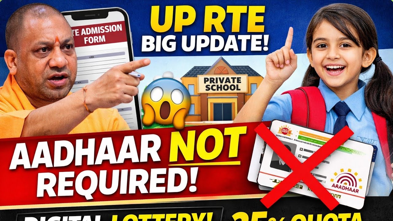 UP RTE New Guidelines 2026 | Lottery System Explained #UPRTE #RTEAdmission2026