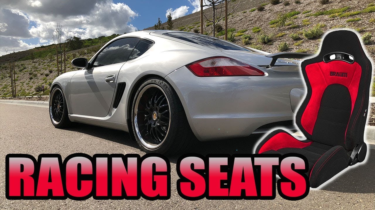 Porsche Cayman Racing Seat Installation - Braum S8 into a 987.1