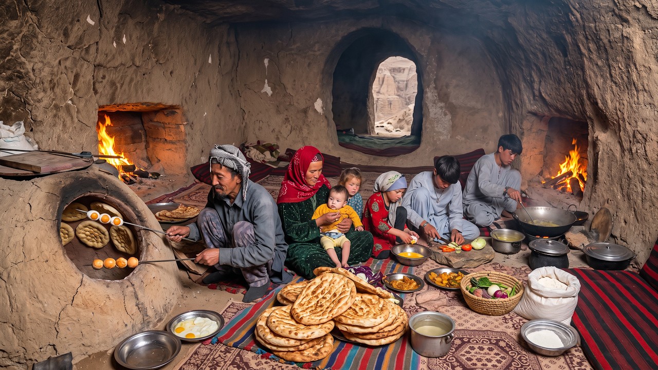 How This Family Still Cooks the Ancient Way &mdash; Inside Their Cave Home