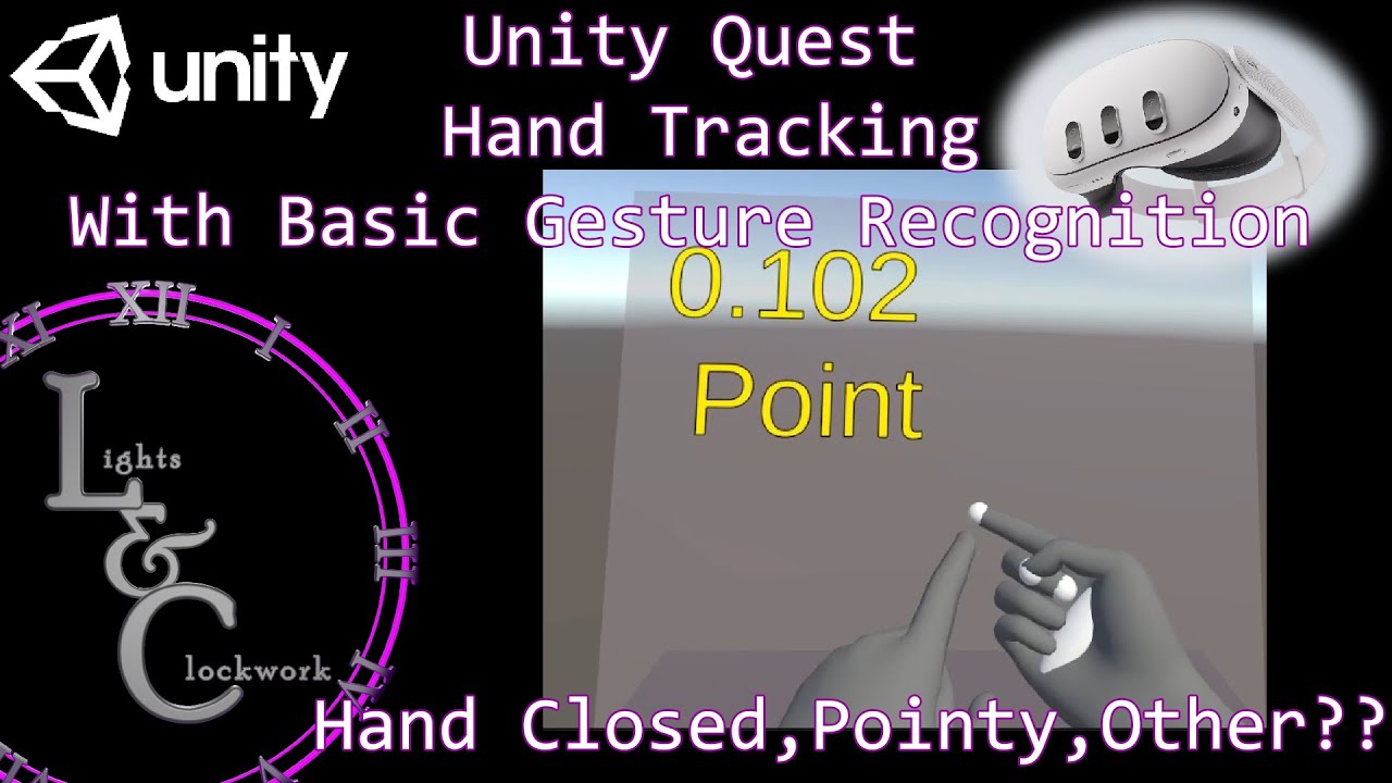 Unity Quest Hand Tracking with Gestures, Basic Interaction Part 2