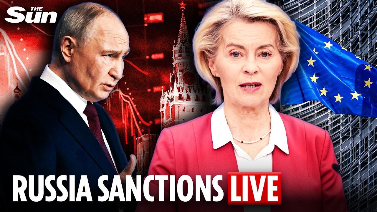 LIVE: Russia hit with MAJOR new restrictions as EU unveils sanctions package