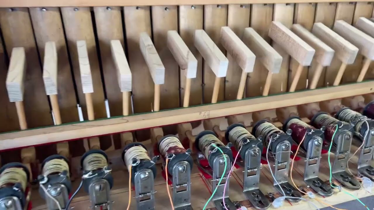 Rush E on my homemade electromechanical xylophone