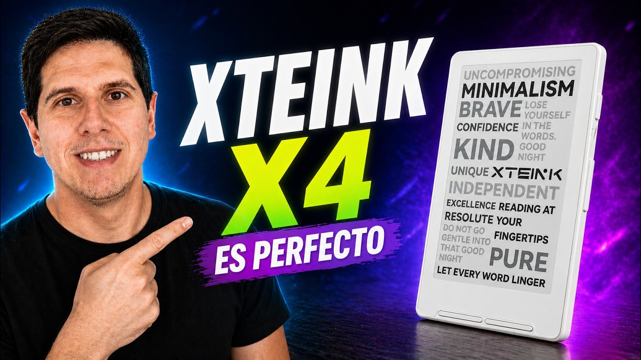 Xteink X4: el e-reader que no sabías que necesitabas