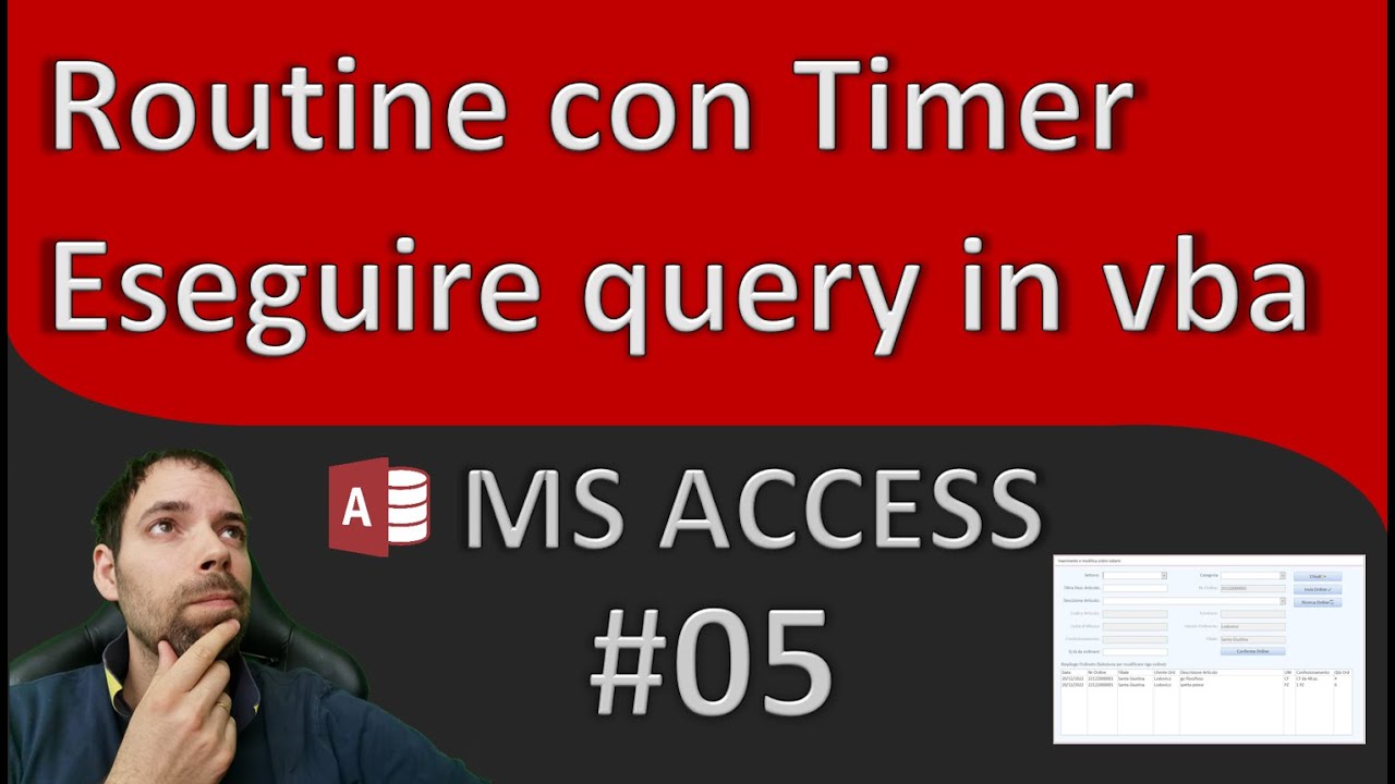 Access - VBA Routine con Timer