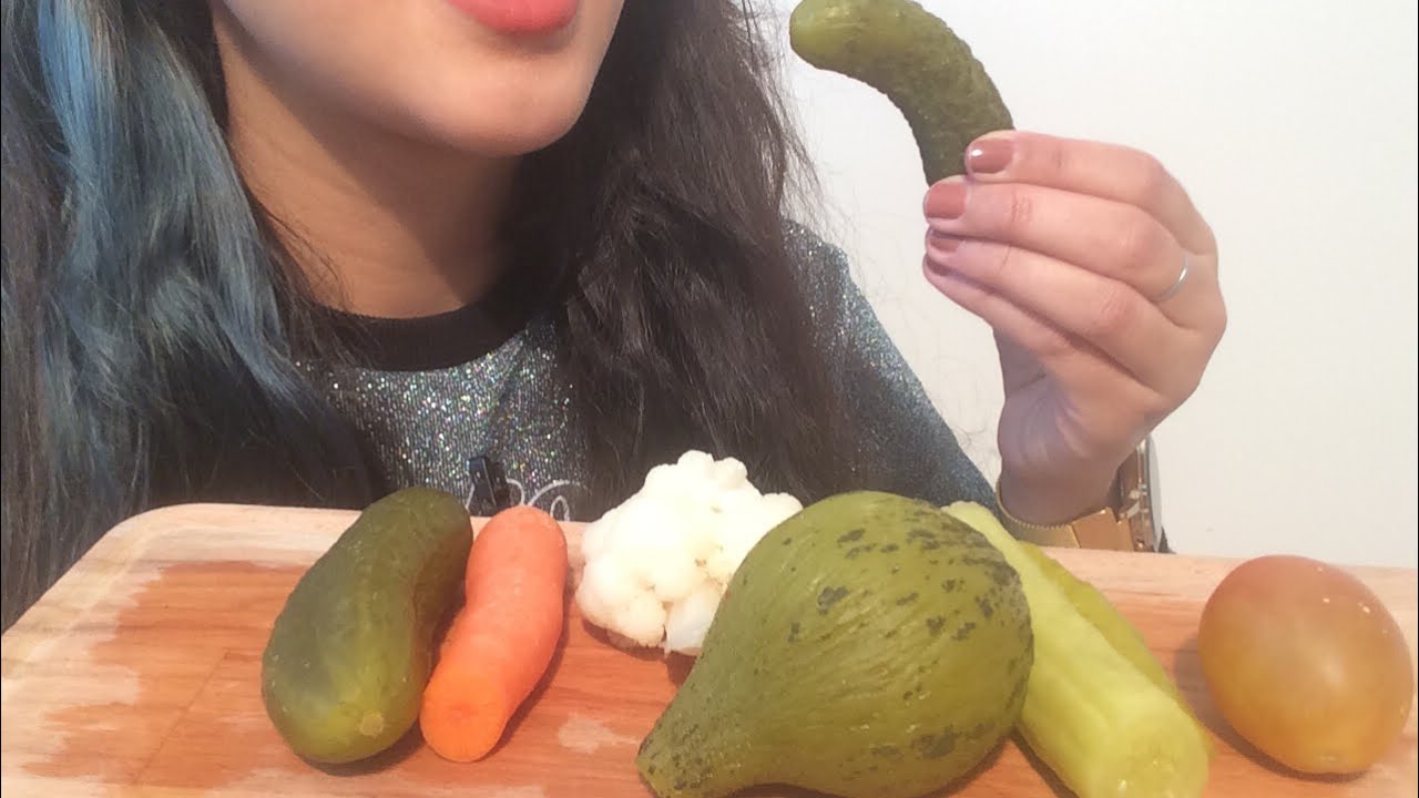 TURŞU ASMR|SALATALIK,KARNIBAHAR, HAVUÇ,ACUR