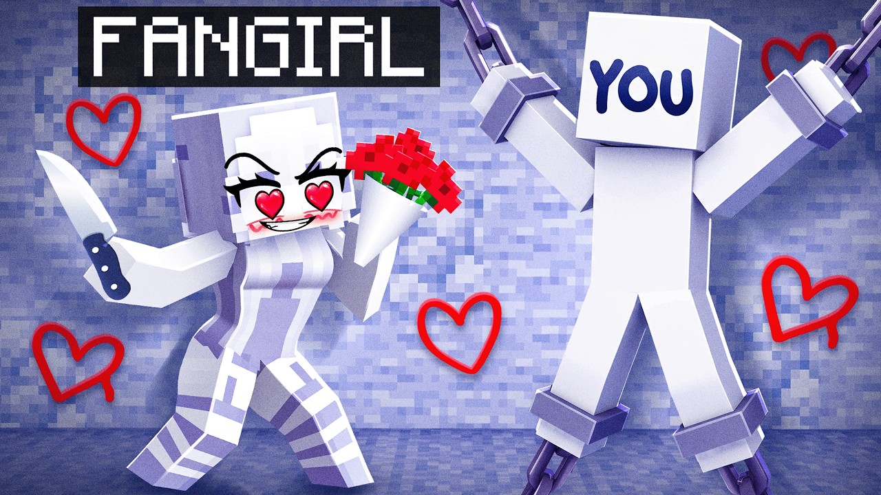 У тебя в Minecraft есть сумасшедшая фанатка...