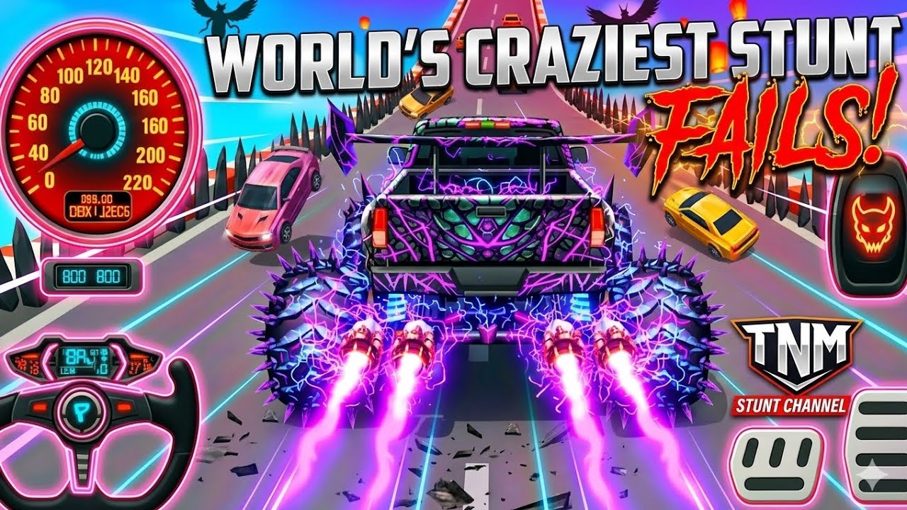MEGA RAMP CAR STUNT 3D LIVE 🔴 GT CAR STUNT MASTER 🏎️🔥 Monster Car Racing Games #live #2GGamerAssam