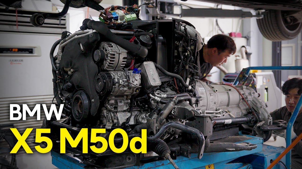고성능을 타려면 무거운 왕관을 견뎌야합니다 / BMW X5 M50d (F15)